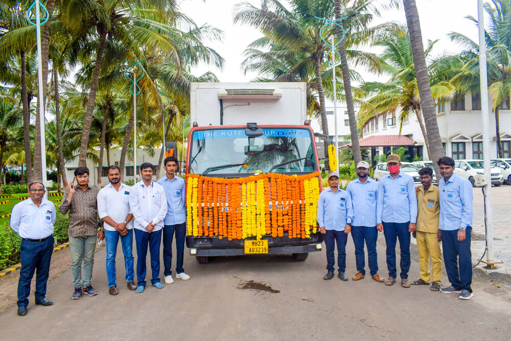 Dairy products despatch to Goa
