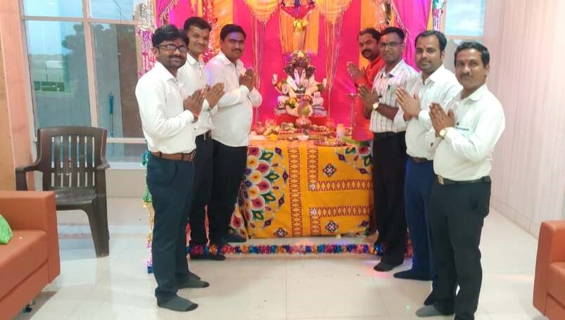 Shri Ganesh Festival Celebration At Tisgaon plant
